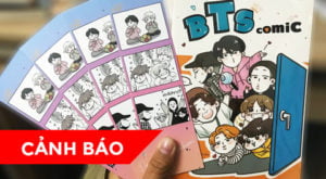 【CẢNH BÁO】[BTS Comic] bị lên án khi tự ý sử dụng trái phép hình ảnh của BTS để kiếm lợi!